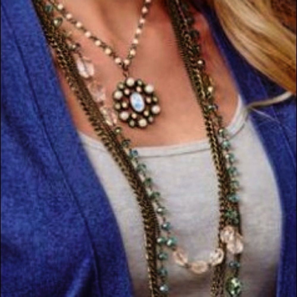 Cookie Lee Genuine Crystal Necklace - Picture 3 of 4